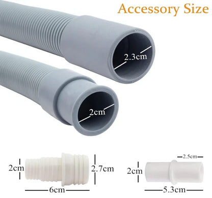 Universal 1.5M Drain Hose for Washing Machine Dishwasher 19mm 22mm