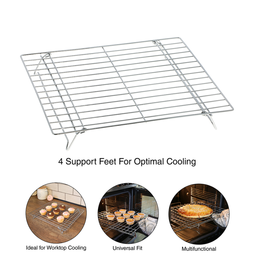 380 x 320mm Universal Folding Oven Cooker Shelf Grill Rack Metal Replacement