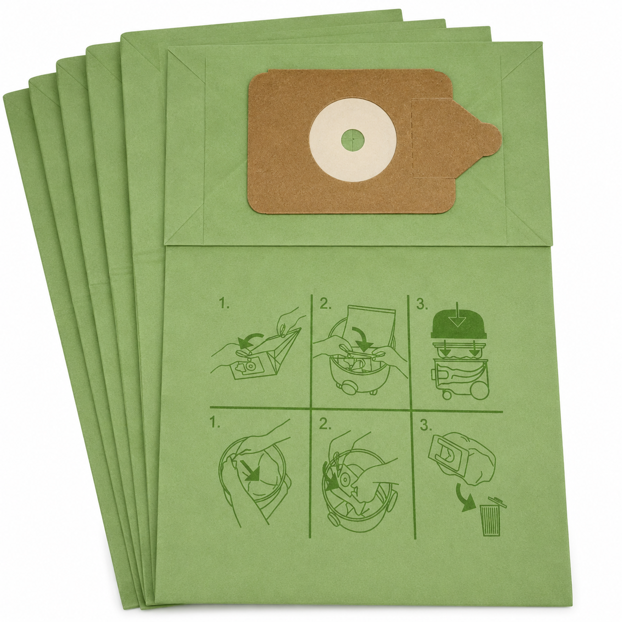 20 Pack Vacuum Dust Bags + 10 Scented Fresheners for Henry Hetty James Vacuums