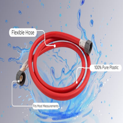 Washing Machine Water Supply Hose 1.5m Universal Hot & Cold Fill Inlet Pipe