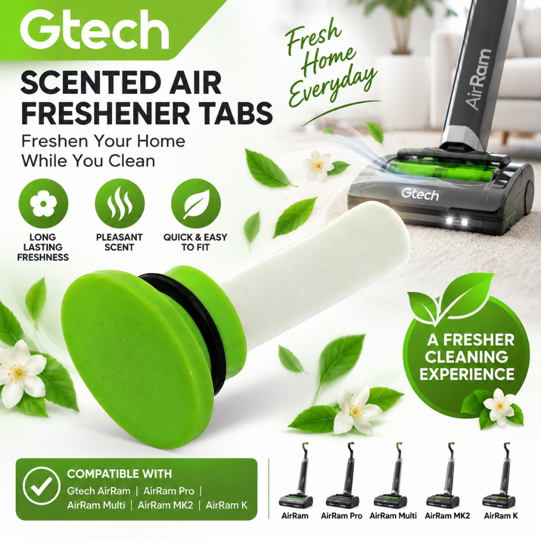 12 Scented Air Freshener Tabs for Gtech AirRam MK2 K9 Pro Multi Vacuum