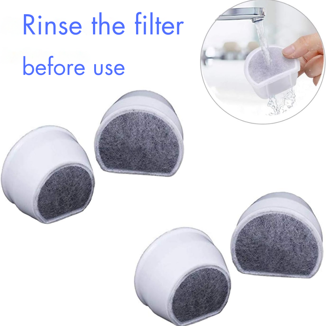 Replacement Charcoal Water Filters 6 Pack for PetSafe Drinkwell Cat & Dog Fountains