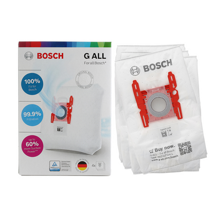 Bosch Type G Replacement Vacuum Bags 4 Pack for BSGL4 BSG4 BSG6 BSG7