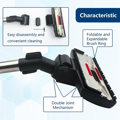 Vacuum Cleaner Floor Brush Head 35mm Compatible with Miele Compact C2 C3 S8