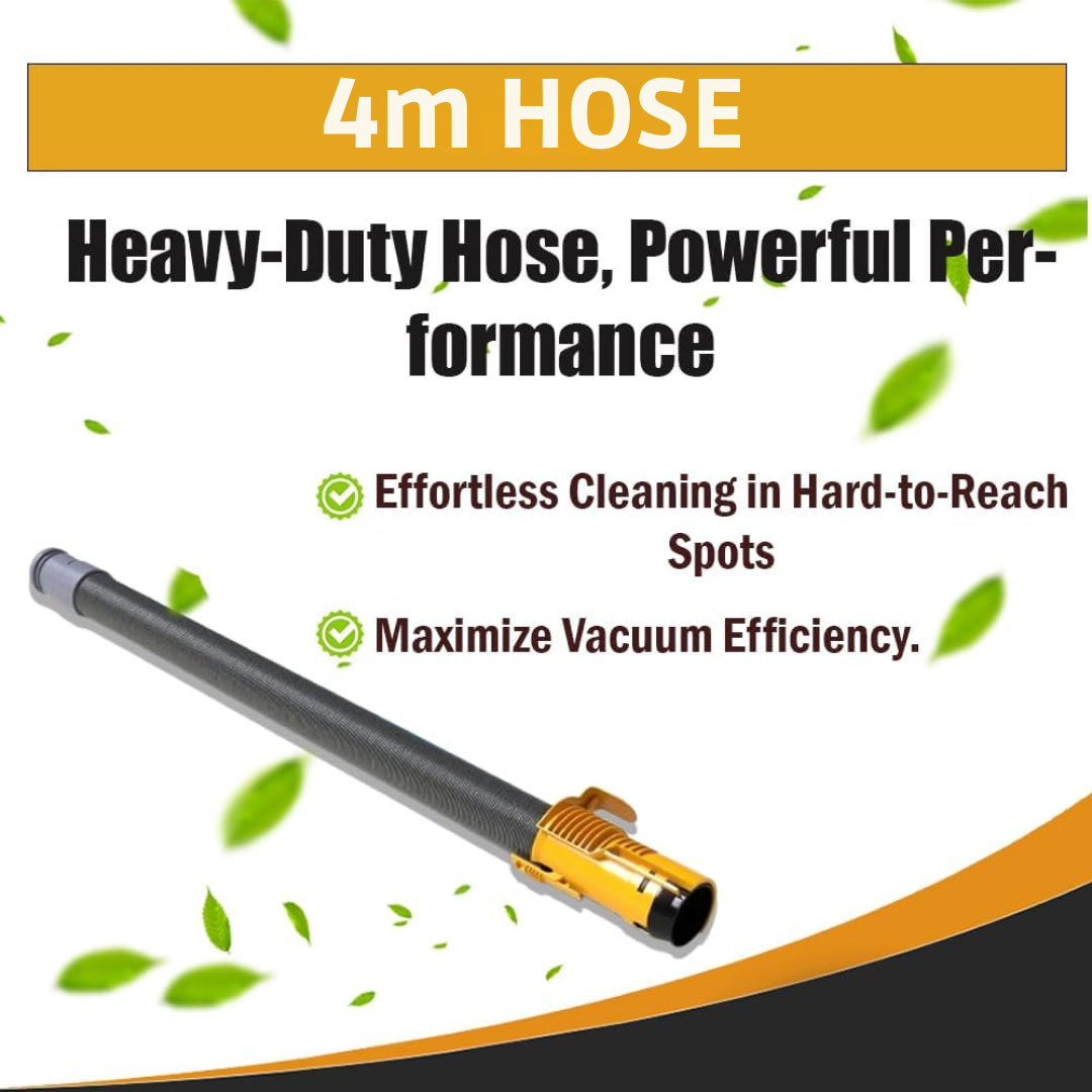 4m Yellow Replacement Vacuum Hose Compatible with Dyson DC07 Animal