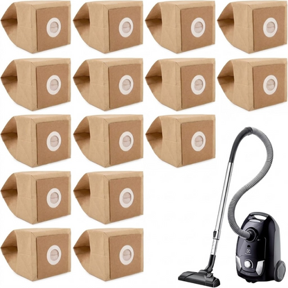 Vacuum Cleaner Paper Dust Bags for Bush VCB35B15C1J7W-70 Argos VC-401 – 15 Pack