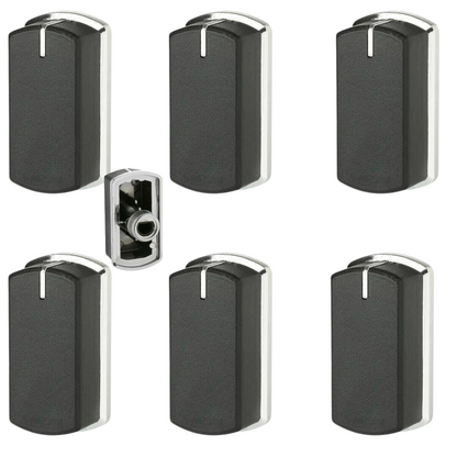 6x Replacement Cooker Knobs Compatible with Belling Oven Hob Stove Grill