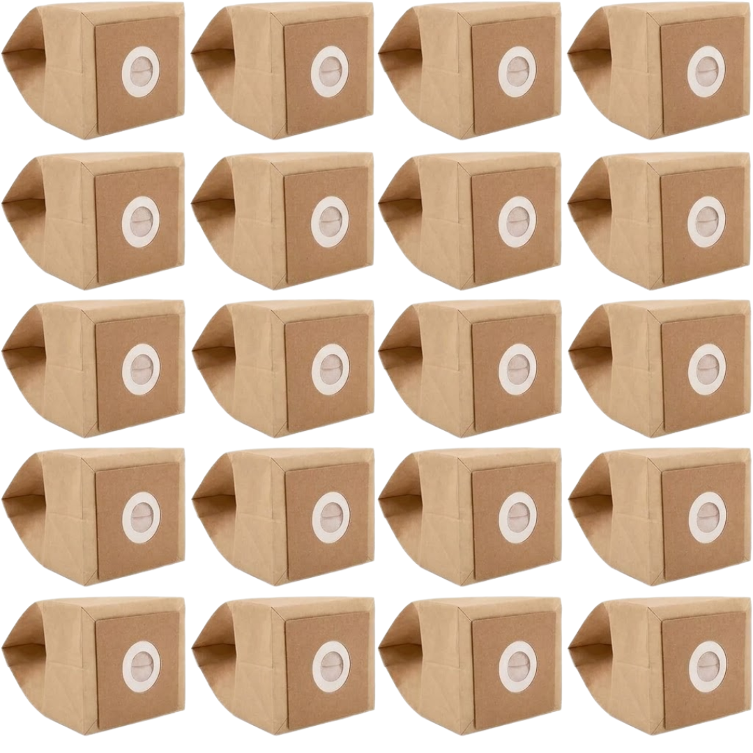 20 Pack Vacuum Cleaner Paper Dust Bags for Bush VCB35B15C1J7W-70 Argos VC-402