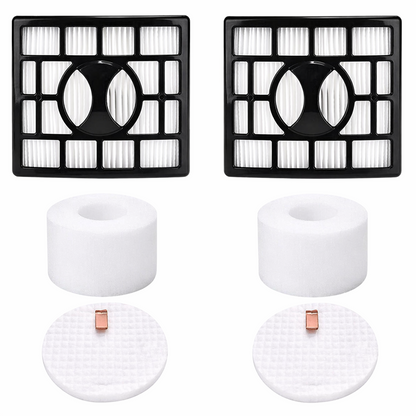 Replacement Foam and Felt Filters for Compatible Vacuum Cleaners 2 Pack