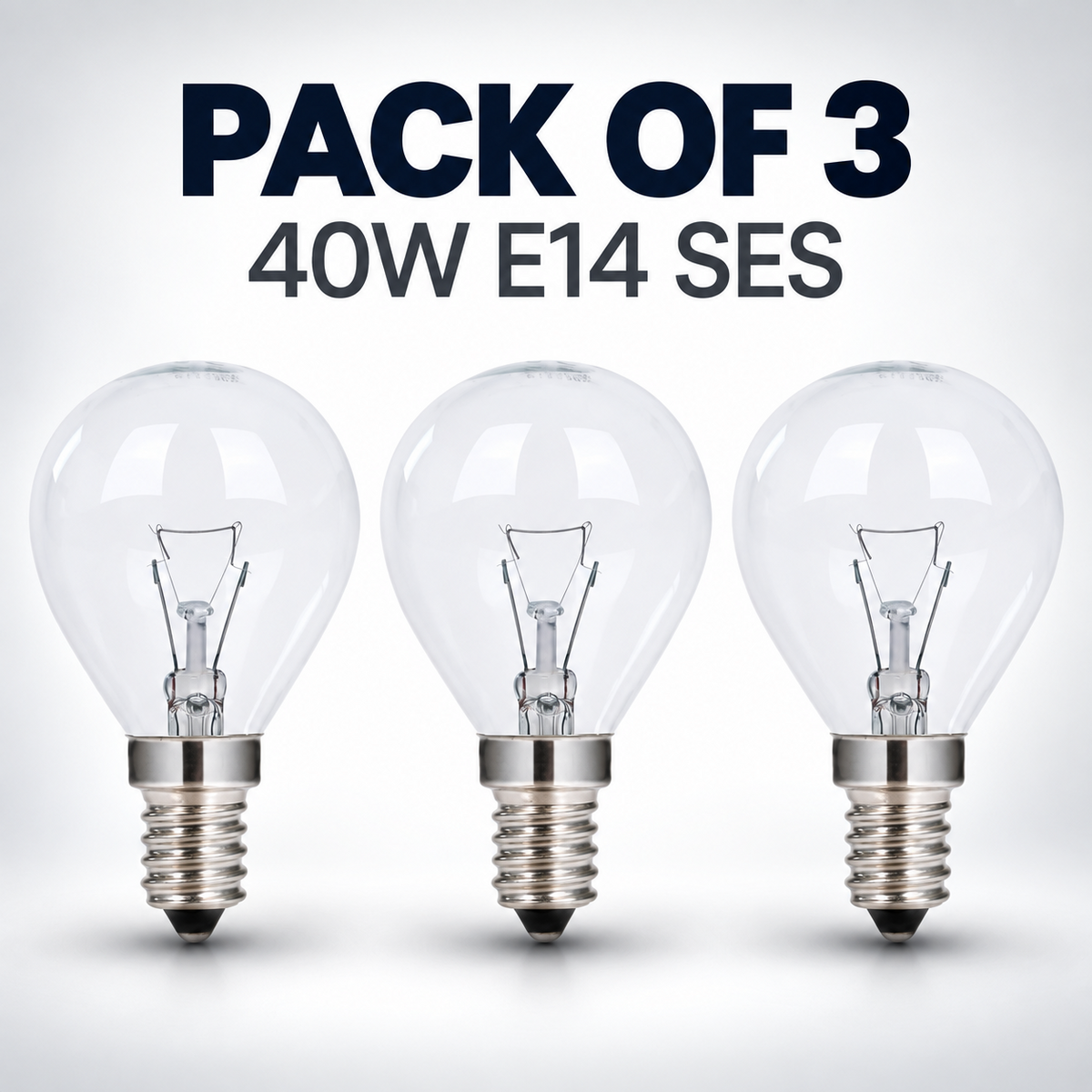 NEFF 40W E14 Oven Cooker Light Bulbs 300°C Heat Resistant – Pack of 3