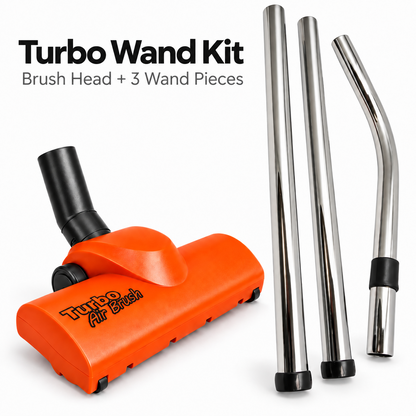 32mm Turbo Carpet Brush & Rod Set for Numatic Henry Hetty Vacuum Cleaners