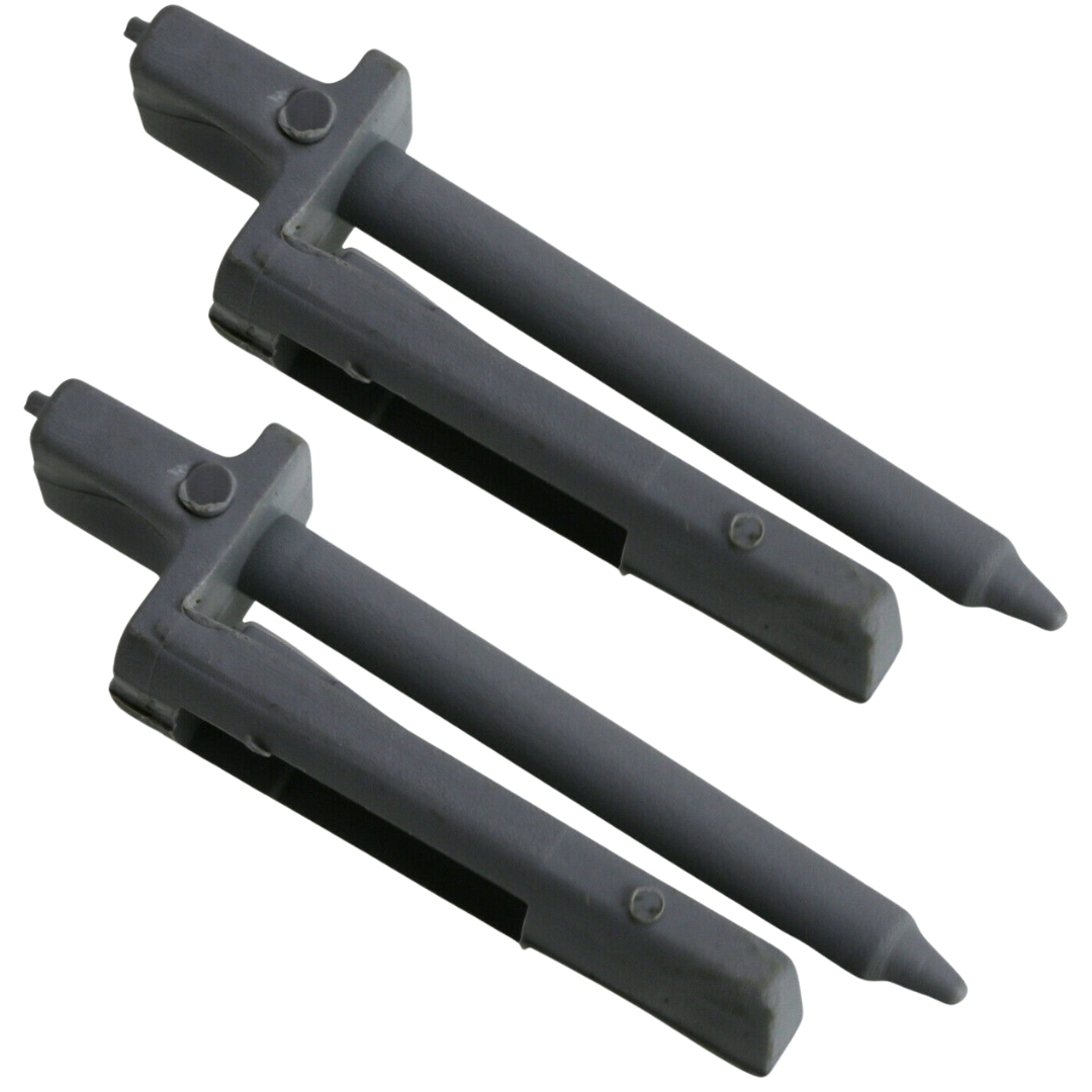 2 Pack Dishwasher Basket Rear Rail Cap Pins Compatible with SMEG Dishwashers 765550381
