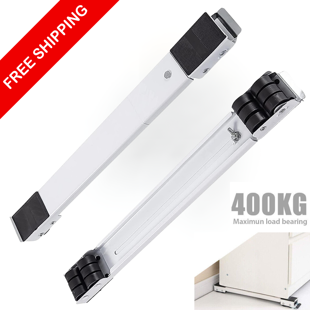 Heavy Duty Adjustable Appliance Trolley for Washing Machine Tumble Dryer Moving Rollers