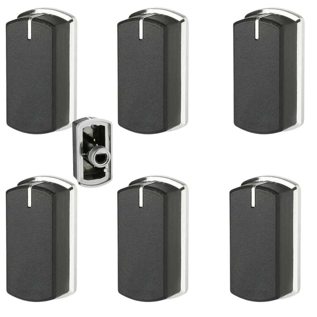 6 Pack Replacement Control Dial Knobs for Belling Cooker Oven Hob Stove