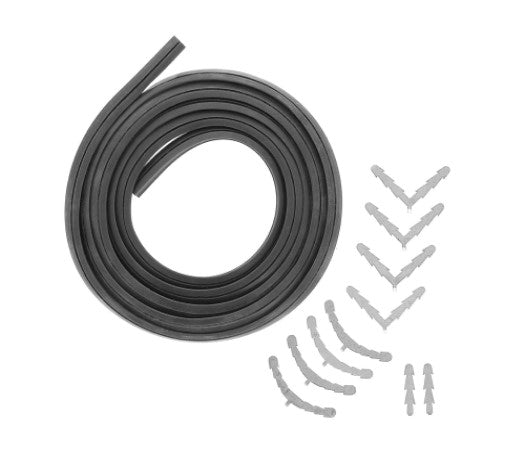 Round Cornered Silicone Door Gasket Seal Kit & Universal 3 and 4 Sided Rubber Oven