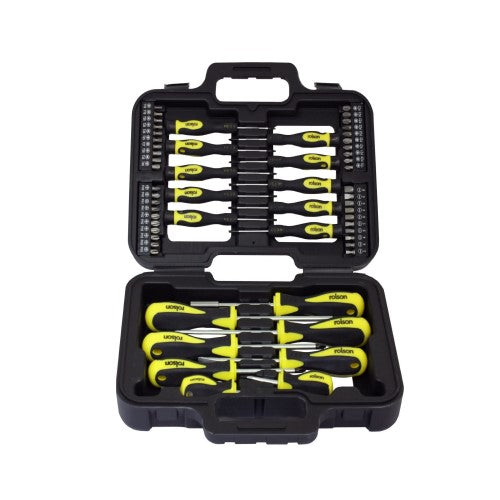 Rolson 28882 Screwdriver Set 58 Pieces