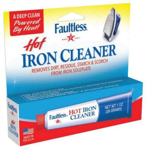 2 x Faultless Hot Iron Soleplate Cleaner & Burn Removal Multi-Surface Gel