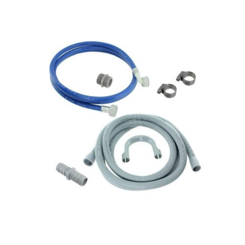Universal Fill Water Pipe and Drain Hose Extension Kit for Beko Washing Machines
