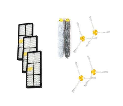 Replacement Kit Brush Set & Filters For iRobot Roomba 800/900 Series