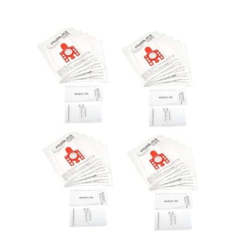 Electruepart Vacuum Dust Bags for Miele Cat & Dog FJM S6220 S6000 Series (Pack of 20)