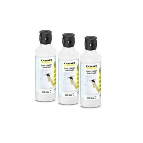 Karcher Window Vac Glass Cleaning Surface Shine Concentrate Solution Pack of 3
