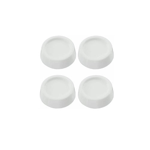 4 x White Rubber Feet For LG Beko Bush Miele Bosch Washing Machine