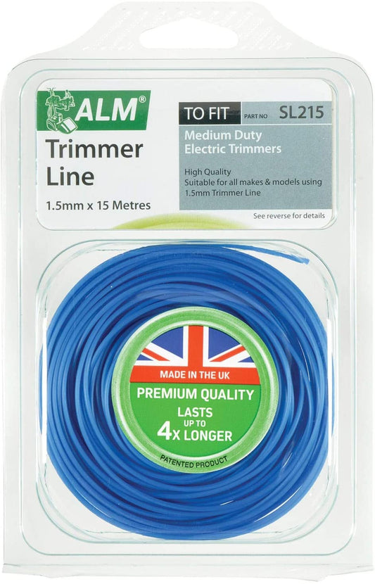 New ALM Medium Duty Electric Trimmer Line 1.5mm 15m SL215