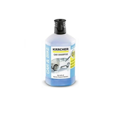 Kärcher 1 L, 3-in-1 Car Shampoo Plug and Clean, Pressure Washer Detergent