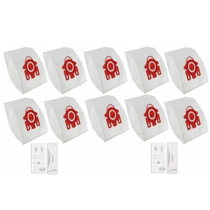 10 Dust Bags For Miele HyClean FJM Compact C2 C1 S700 and S6000 Series + 4 Filters