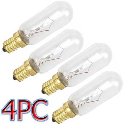 4 X 40W 240V SES E14 COOKER HOOD LAMPS / OVEN LIGHT BULBS