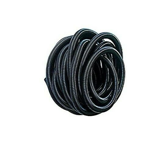 15 Meter Black Flexible Hose Fish Pond Pump Flexi Pipe 32mm Diameter