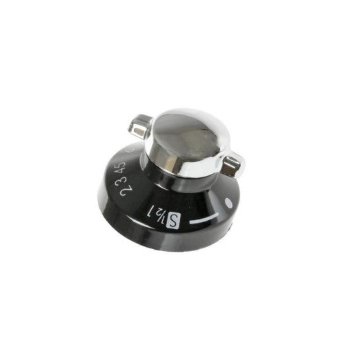 New World Genuine Gas Hob Oven Cooker Knob Control Switch (Black/Silver)