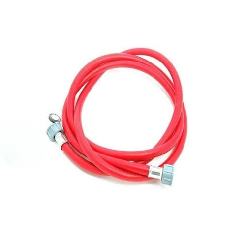 Universal Long Red Water Fill Inlet Pipe Feed Hose 3.5M Length Hot Water