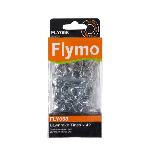 Flymo FLY058 42 Replacement Metal Tines to suit Lawn rake Compact 340/3400