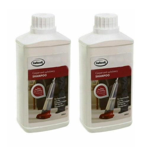 Pack of 2 Genuine Ewbank Carpet & Upholstery Shampoo (500ml)