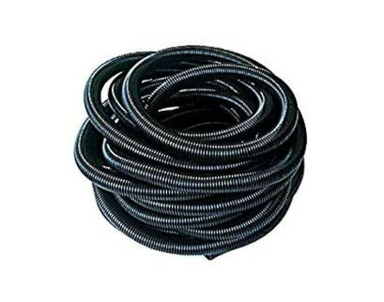 15 Meter Black Flexible Hose Fish Pond Pump Flexi Pipe 32mm Diameter