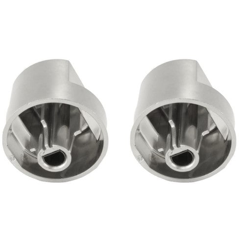 Genuine Stoves Main Oven Gas Temperature Control Knobs, Silver (Pack of 2)