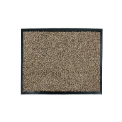 Amiral Microfibre Barrier Mat Machine Washable Beige Mat 50cm x 80cm