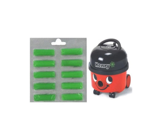 Universal Vacuum Cleaner Air Fresheners Green Strong Flagrance Pack of 10 Pellet